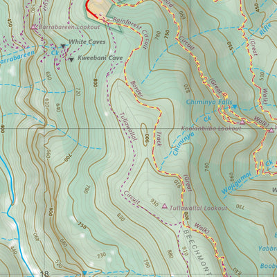 Department of Resources Beechmont (9541-42) digital map