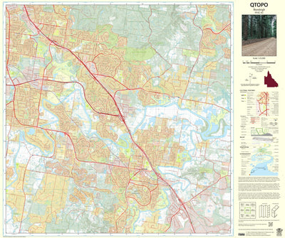 Department of Resources Beenleigh (9542-42) digital map