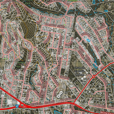 Department of Resources Beenleigh (9542-42i) digital map