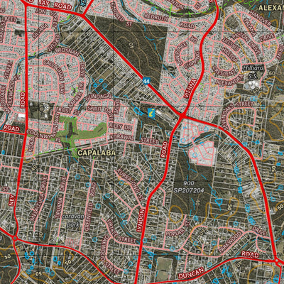 Department of Resources Beenleigh (9542-4i) digital map