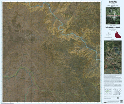 Department of Resources Black Burdekin River (8061-3i) digital map