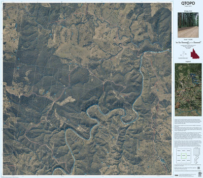 Department of Resources Blackbutt (9344-332i) digital map