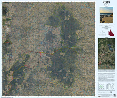 Department of Resources Blackbutt (9344-3i) digital map