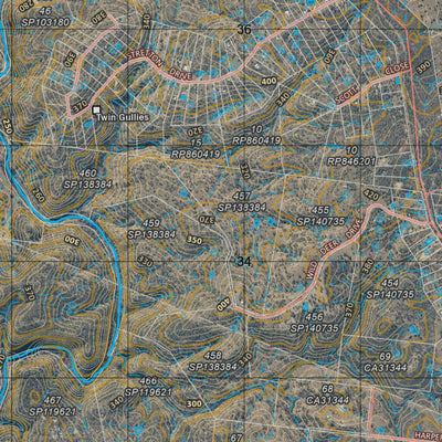 Department of Resources Blackbutt (9344-3i) digital map