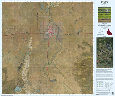 Department of Resources Blackwater (8650-1i) digital map