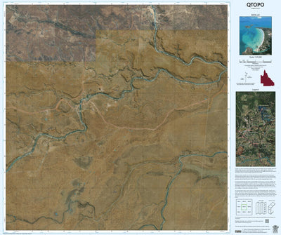 Department of Resources Bluff Downs (8058-43i) digital map