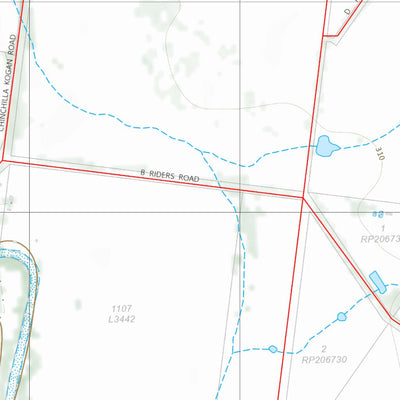 Department of Resources Boonarga (9044-31) digital map