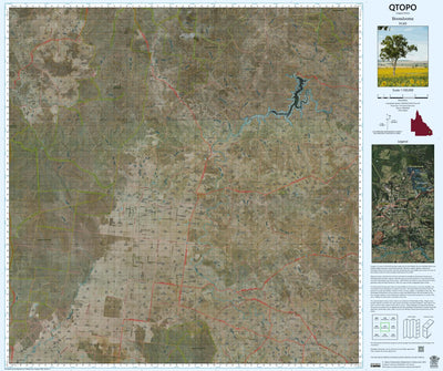 Department of Resources Boondooma (9145i) digital map