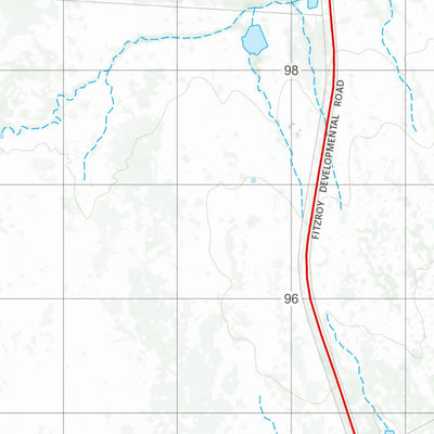 Department of Resources Bore Creek (8652-4) digital map