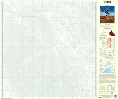 Department of Resources Bowie (8054-3) digital map