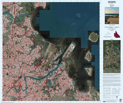 Department of Resources Brisbane (9543-3i) digital map