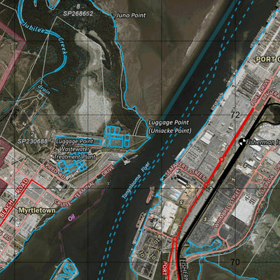 Department of Resources Brisbane (9543-3i) digital map