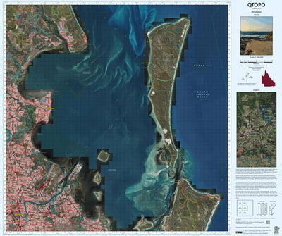 Department of Resources Brisbane (9543i) digital map