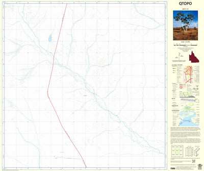 Department of Resources Buckingham Downs (6853-32) digital map