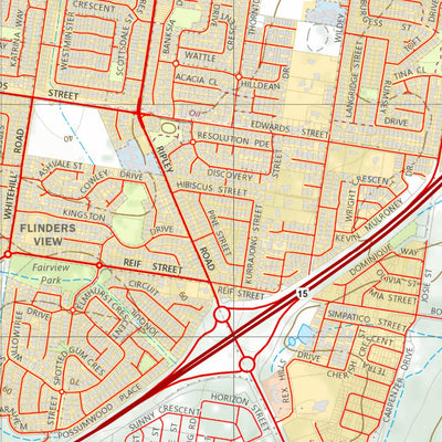 Department of Resources Bundamba (9442-13) digital map