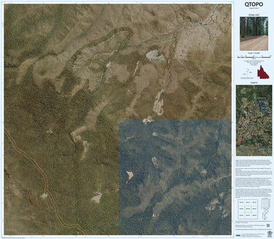 Department of Resources Bunya (9244-342i) digital map