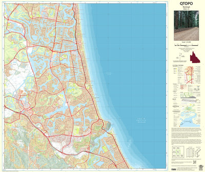 Department of Resources Burleigh (9541-11) digital map