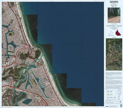Department of Resources BURLEIGH (9541-112i) digital map