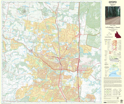 Department of Resources Caboolture (9443-11) digital map