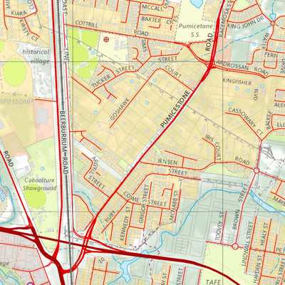 Department of Resources Caboolture (9443-11) digital map