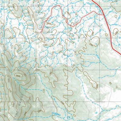 Department of Resources Calliope (9149-4) digital map