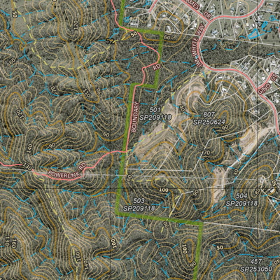 Department of Resources Calliope Crossing (9150-32i) digital map