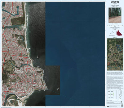 Department of Resources CALOUNDRA (9544-314i) digital map