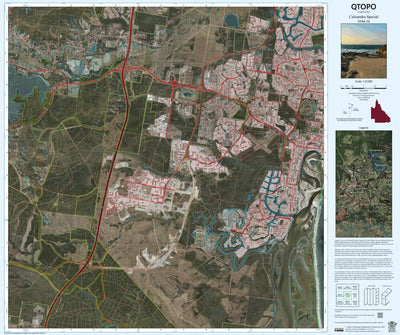 Department of Resources Caloundra Special (9544-34i) digital map