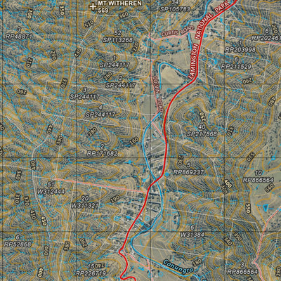 Department of Resources Canungra (9541-4i) digital map