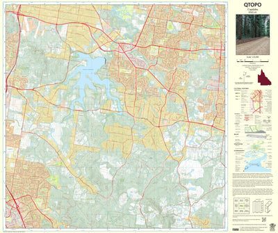 Department of Resources Capalaba (9542-41) digital map