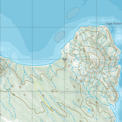 Department of Resources Cape Flattery (7968-2) digital map