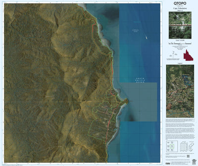 Department of Resources Cape Tribulation (7965-11i) digital map