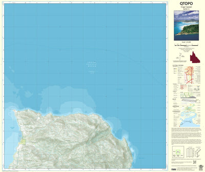 Department of Resources Cape Upstart (8458-13) digital map