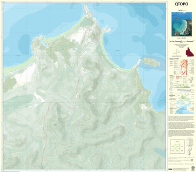 Department of Resources Cape York (7476-433) digital map