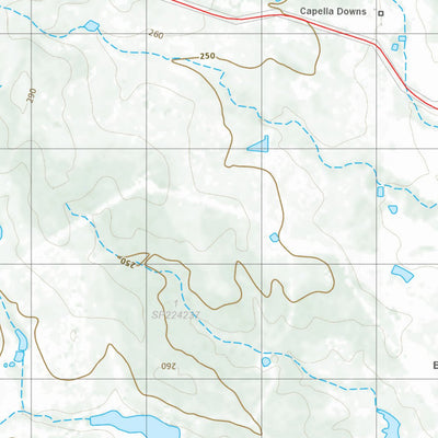 Department of Resources Capella (8551-4) digital map