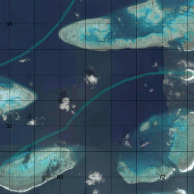 Department of Resources Capre Cay (9453i) digital map