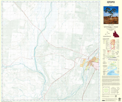 Department of Resources Charleville (8145-3) digital map
