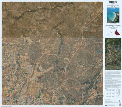 Department of Resources CHARTERS TOWERS (8157-144i) digital map