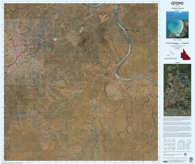 Department of Resources Charters Towers (8157-1i) digital map