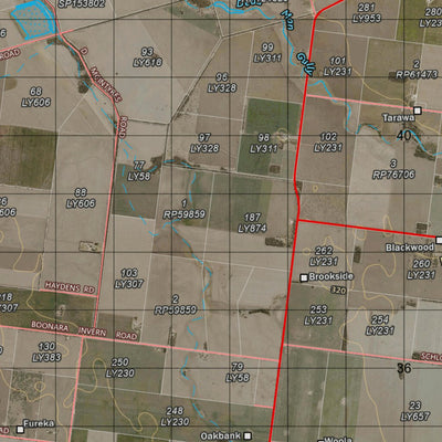 Department of Resources Chinchilla (9044i) digital map
