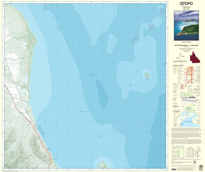 Department of Resources Clairview (8853-44) digital map