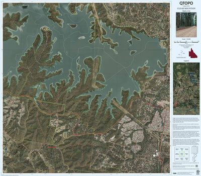 Department of Resources CLEAR MOUNTAIN (9443-214i) digital map