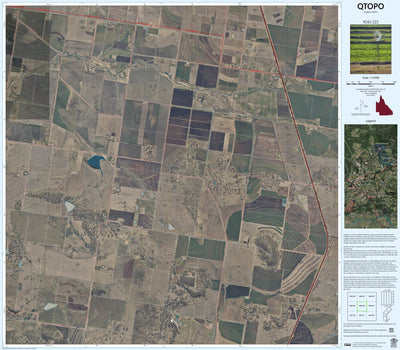 Department of Resources Clifton (9242-222i) digital map