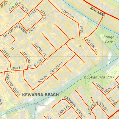Department of Resources Clifton Beach (8064-314) digital map