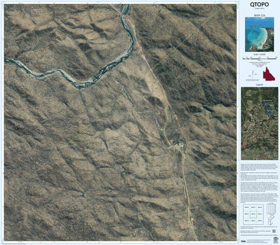 Department of Resources Coane Range (8059-124i) digital map