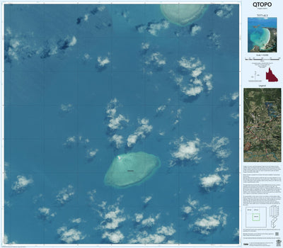 Department of Resources Coconut Island (7577-413i) digital map