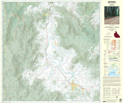 Department of Resources Conondale (9444-42) digital map