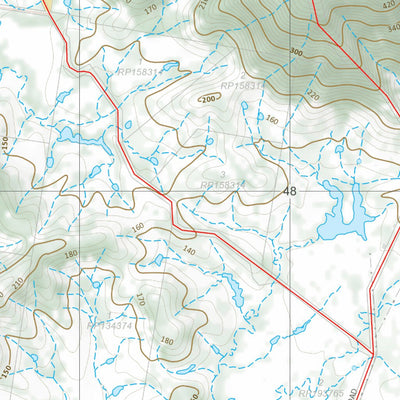 Department of Resources Conondale (9444-42) digital map