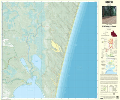Department of Resources Cooloola (9545-43) digital map