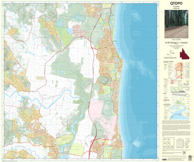 Department of Resources Coolum (9544-44) digital map